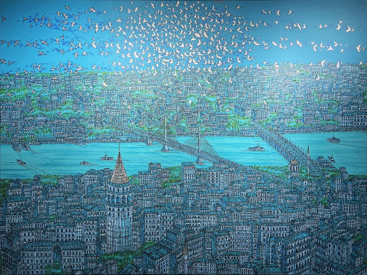 İstanbul, Galata ve Kuşlar